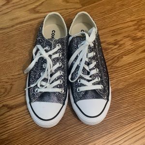 Worn once!!! Sparkly Converse!!!